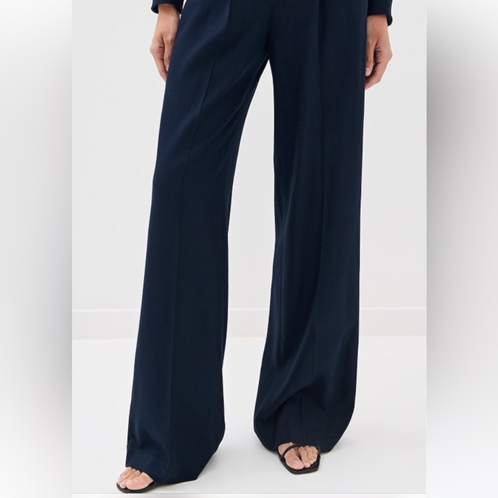 Veronica Beard Dark Blue Komi Trousers